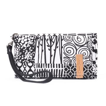 Donna Sharp Cell Phone Wristlet, Women's, Domino