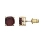 Lc Lauren Conrad Red Square Stud Earrings, Women's