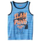 Boys 4-10 Jumping Beans&reg; Playcool Neon Textured Active Muscle Tank Top, Boy's, Size: 6, Blue (navy)