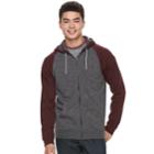 Men's Urban Pipeline&reg; Fleece Raglan Hoodie, Size: Medium, Dark Pink