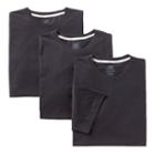 Men's Jockey 3-pk. Slim-fit Tailored Staydry Crewneck Tees, Size: Medium, Black