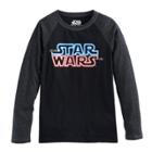 Boys 8-20 Star Wars Light My Logo Tee, Size: Medium, Grey Other