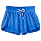 Girls 7-16 & Plus Size So&reg; Wash Effect Shortie Shorts, Girl's, Size: 18 1/2, Dark Blue