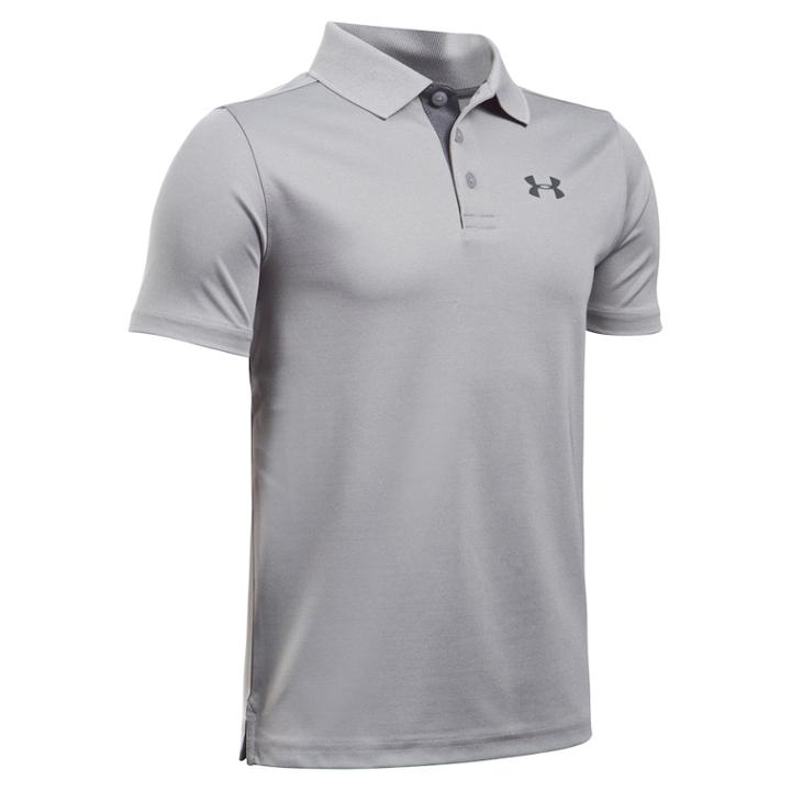 Boys 8-20 Under Armour Performance Polo, Size: Small, Dark Grey