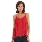 Women's Apt. 9&reg; Georgette Camisole, Size: Small, Red