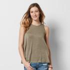 Women's Sonoma Goods For Life&trade; Swing Tank, Size: Large, Lt Brown