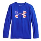 Boys 8-20 Under Armour Flag Logo Tee, Size: Xl, Blue