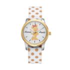Disney's Minnie Mouse Women's Polka Dot Reversible Watch, Multicolor