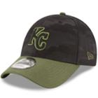 Adult New Era Kansas City Royals 9forty Memorial Day Flex-fit Cap, Men's, Green (camo)