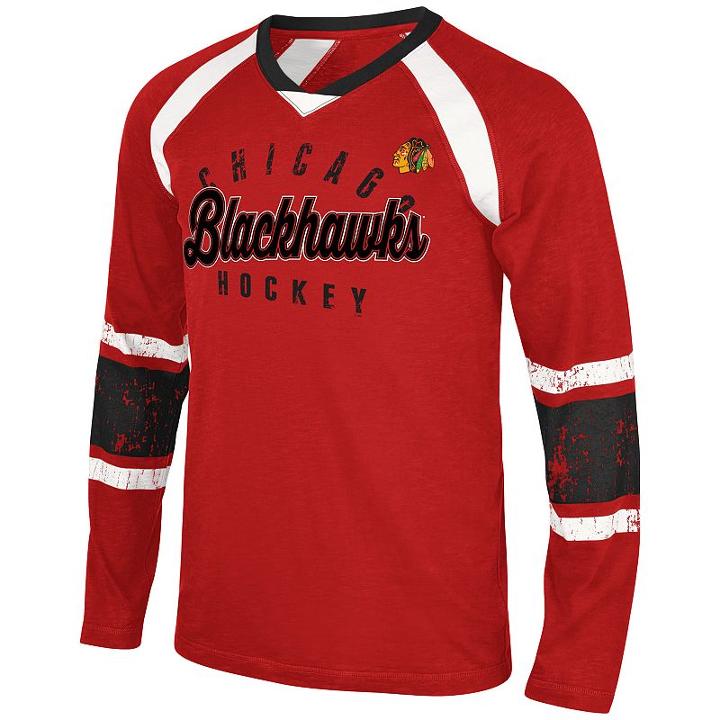 Men's Chicago Blackhawks Lineman Tee, Size: Xl, Ovrfl Oth