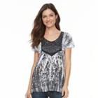 Women's World Unity Crochet Tee, Size: Xxl, White