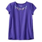 Girls 4-7 Sonoma Goods For Life&trade; Slubbed Short Sleeve Graphic Tee, Girl's, Size: 6, Purple