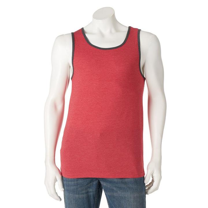 Men's Urban Pipeline&reg; Ultimate Tank, Size: Xl, Red