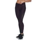 Women's Nike Power Training Mesh Tights, Size: Large, Grey (charcoal)