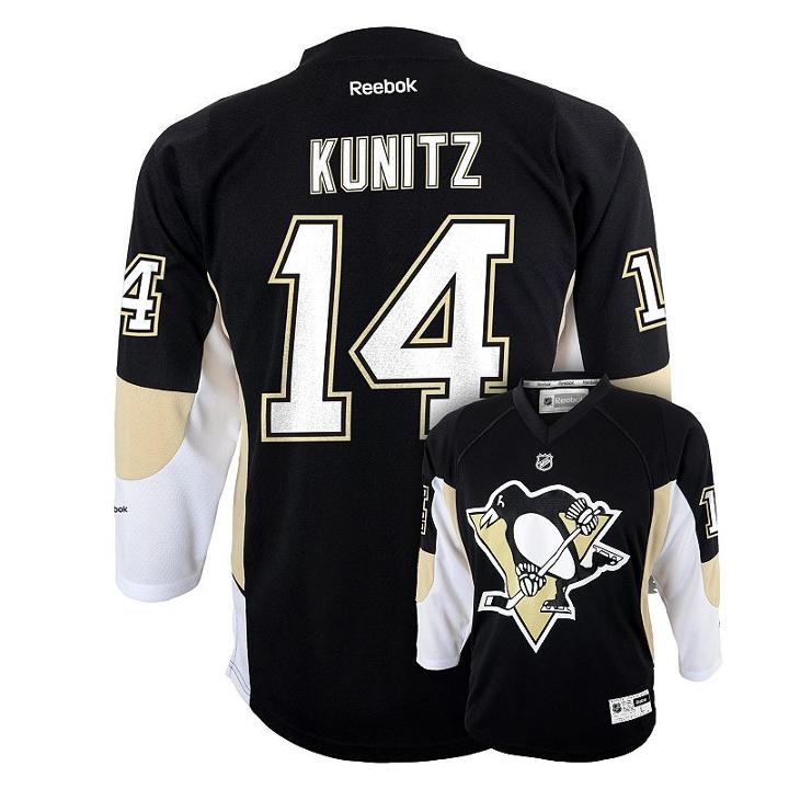 Boys 8-20 Reebok Pittsburgh Penguins Chris Kunitz Nhl Replica Jersey, Boy's, Size: L-xl, Black