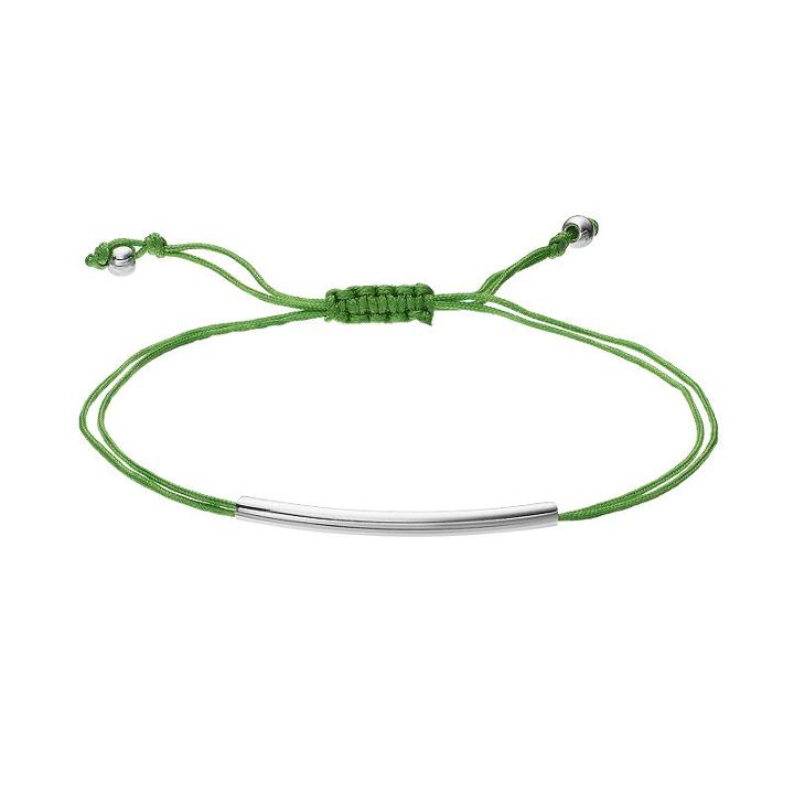 Lc Lauren Conrad Birth Month Curved Tube Cord Bracelet, Women's, Green Oth