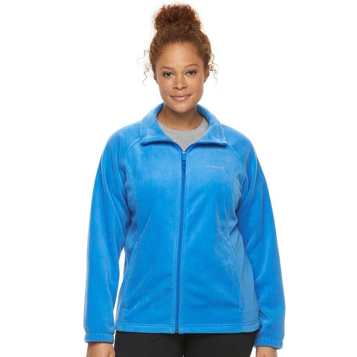 Plus Size Columbia Three Lakes Fleece Jacket, Women's, Size: 2xl, Med Blue