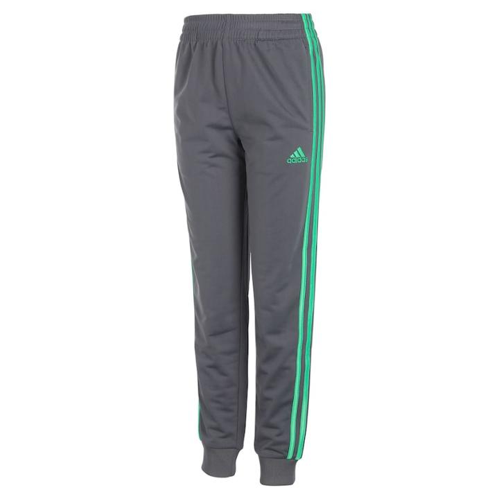 Boys 4-7x Adidas Side-stripe Tricot Pants, Size: 6, Grey