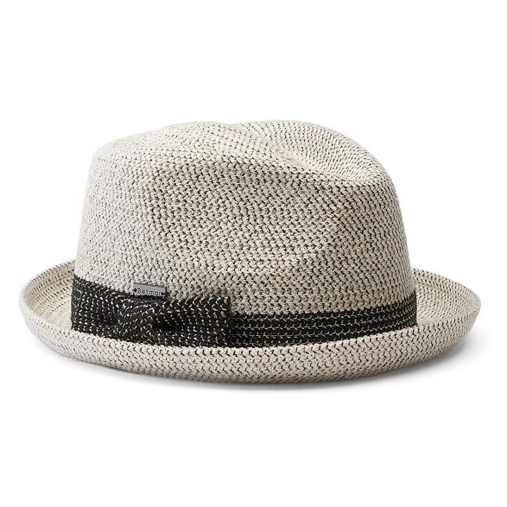 Betmar Malin Bow Trim Fedora, Women's, White