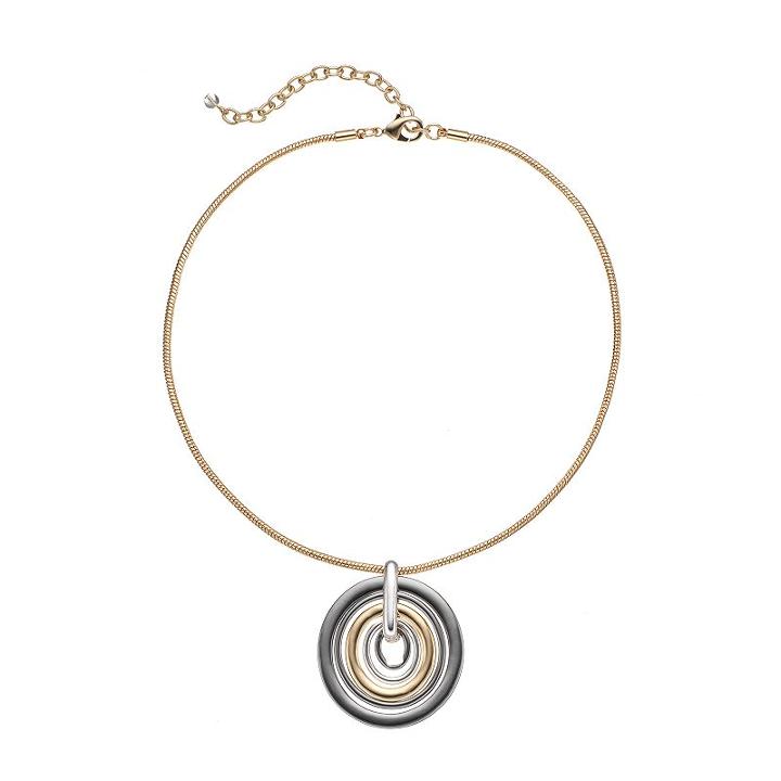Napier Concentric Oval Pendant Necklace, Women's, Ovrfl Oth