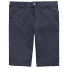 Girls 7-20 French Toast School Uniform Low Rise Twill Bermuda Shorts, Size: 8, Blue (navy)