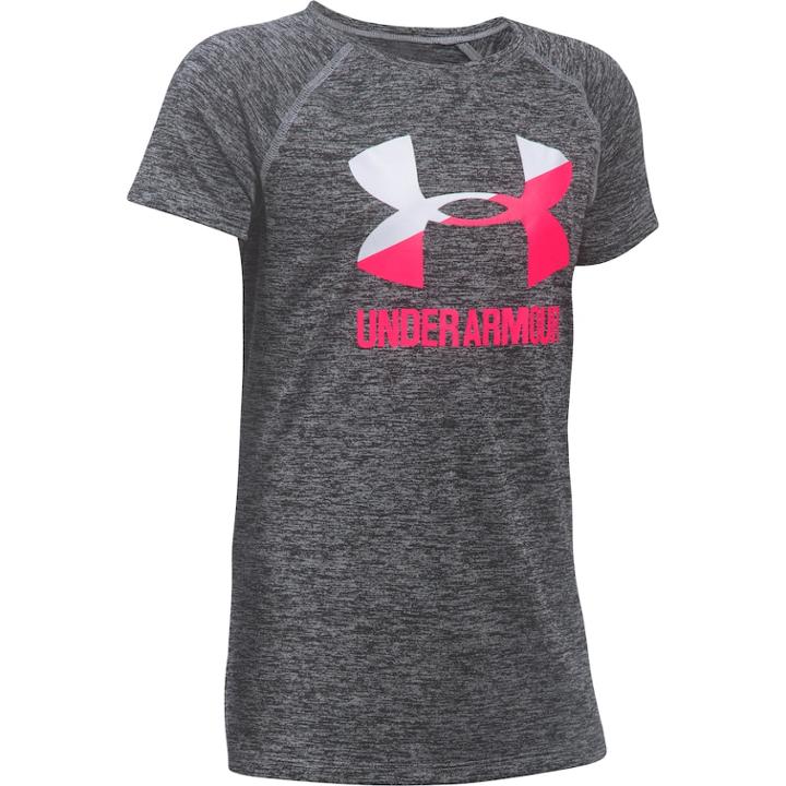 Girls 7-16 Under Armour Big Logo Tee, Size: Xl, Oxford
