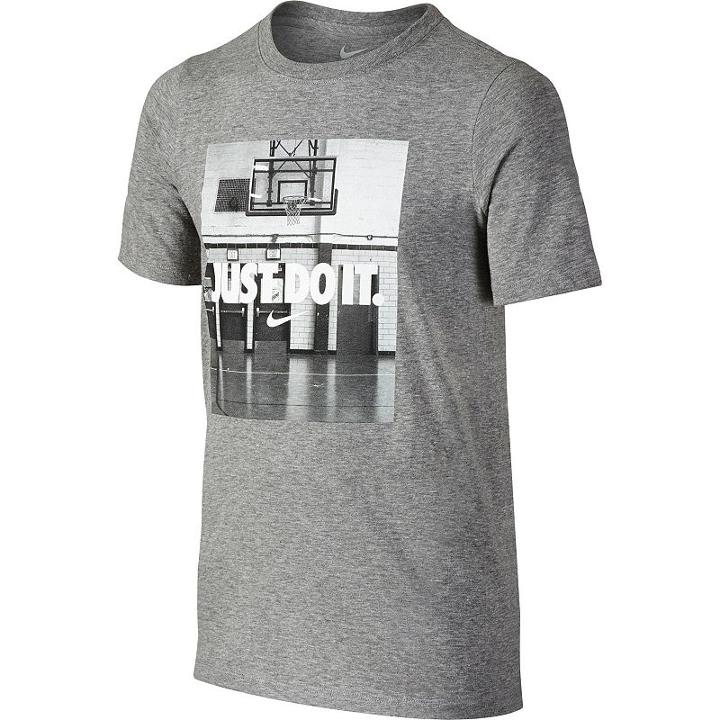 Boys 8-20 Nike Just Do It Tee, Boy's, Size: Medium, Grey Other