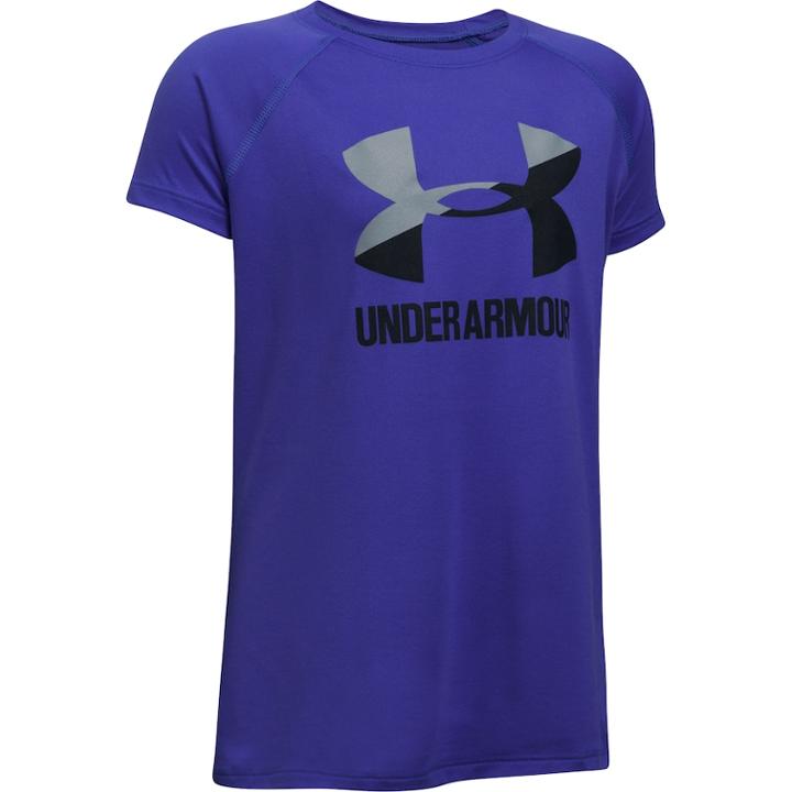 Girls 7-16 Under Armour Big Logo Tee, Size: Xl, Lt Purple