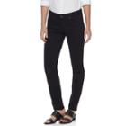 Women's Sonoma Goods For Life&trade; Curvy Fit Sateen Skinny Pants, Size: 4 - Regular, Black