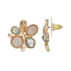 Dana Buchman Simulated Crystal Cluster Stud Earrings, Women's, White