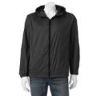 Men's Hemisphere Packable Hooded Rain Jacket, Size: Medium, Black
