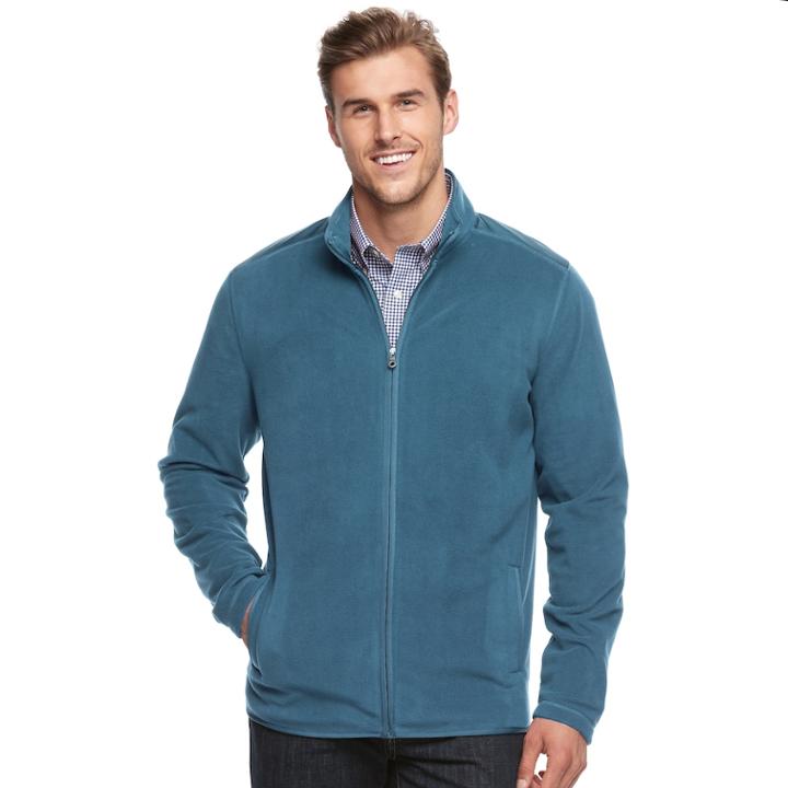 Big & Tall Croft & Barrow&reg; Classic-fit Arctic Fleece Jacket, Men's, Size: Xxl Tall, Dark Blue