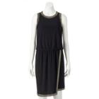 Women's Scarlett Studded Faux-wrap Dress, Size: 6, Grey (charcoal)