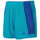 Girls 7-16 Adidas Colorblock Mesh Shorts, Girl's, Size: Medium, Turquoise/blue (turq/aqua)