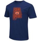 Men's Campus Heritage Auburn Tigers State Tee, Size: Xl, Blue (navy)