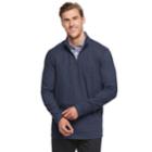 Big & Tall Croft & Barrow&reg; Classic-fit Quarter-zip Pullover, Men's, Size: L Tall, Blue (navy)