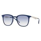 Ray-ban Rb4278 51mm Square Gradient Sunglasses, Women's, Light Blue
