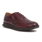 Deer Stags Benton Men's Wingtip Dress Shoes, Size: 11.5 Wide, Dark Red