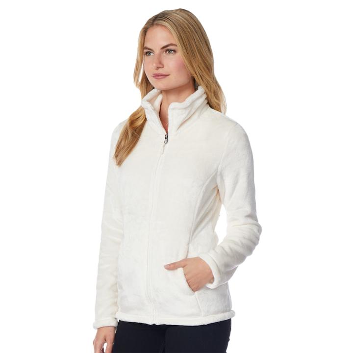 Women's Heat Keep Luxe Fleece Jacket, Size: Xl, Dark Beige