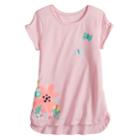 Girls 4-10 Jumping Beans&reg; Graphic High-low Softest Tee, Size: 6x, Brt Pink