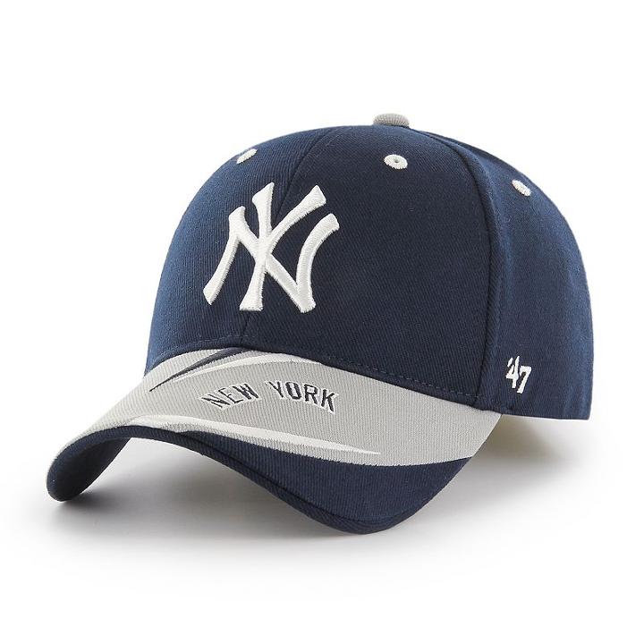 Youth '47 Brand New York Yankees Baloo Mvp Adjustable Cap, Men's, Blue (navy)
