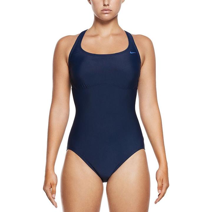 Women's Nike Epic Trainer One-piece Swimsuit, Size: Large, Turquoise/blue (turq/aqua)