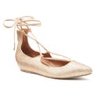 Candie's&reg; Kraizin Women's Lace-up Flats, Size: 6, Silver