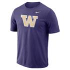 Men's Nike Washington Huskies Logo Tee, Size: Large, Purple