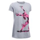 Girls 7-16 Under Armour Gymnast Girl Graphic Tee, Size: Xl, Dark Grey