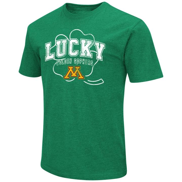 Men's Colosseum Minnesota Golden Gophers St. Patrick's Day Tee, Size: Xl, Green