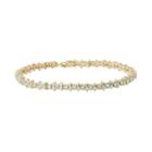 10k Gold 1/2 Carat T.w. Diamond Tennis Bracelet, Women's, Size: 7, White