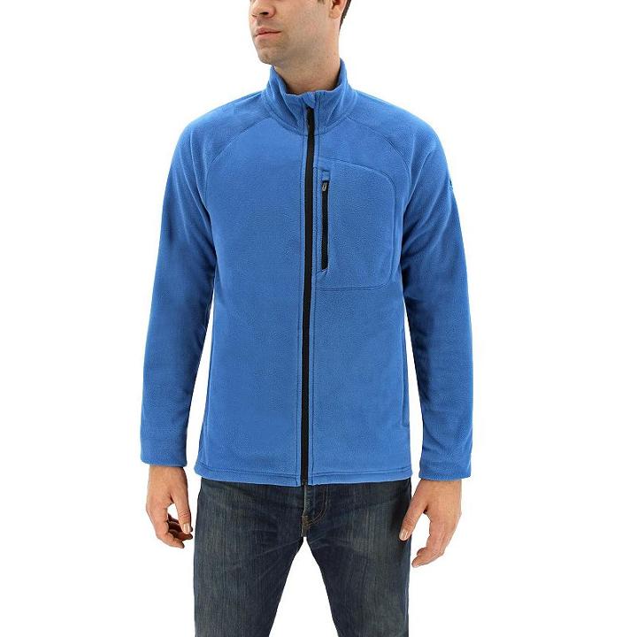 Men's Adidas Reachout Performance Fleece Jacket, Size: Large, Med Blue