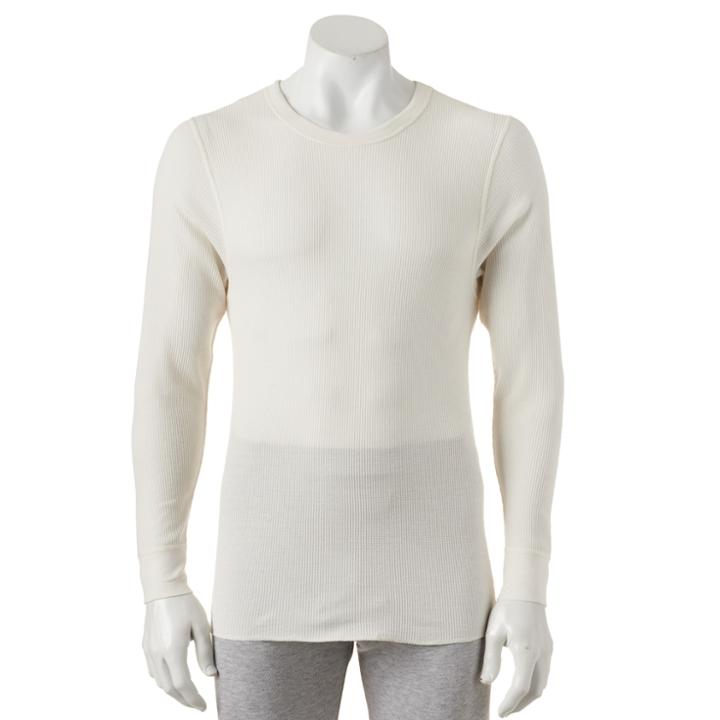 Big & Tall Hanes Ultimate X-temp Thermal Tee, Men's, Size: Xxl, Beig/green (beig/khaki)