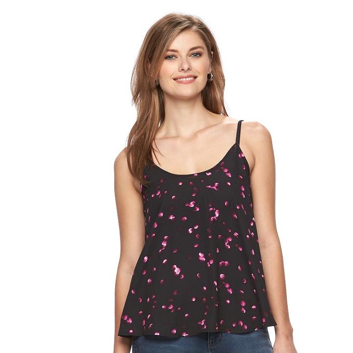 Women's Apt. 9&reg; Georgette Camisole, Size: Xxl, Drk Purple